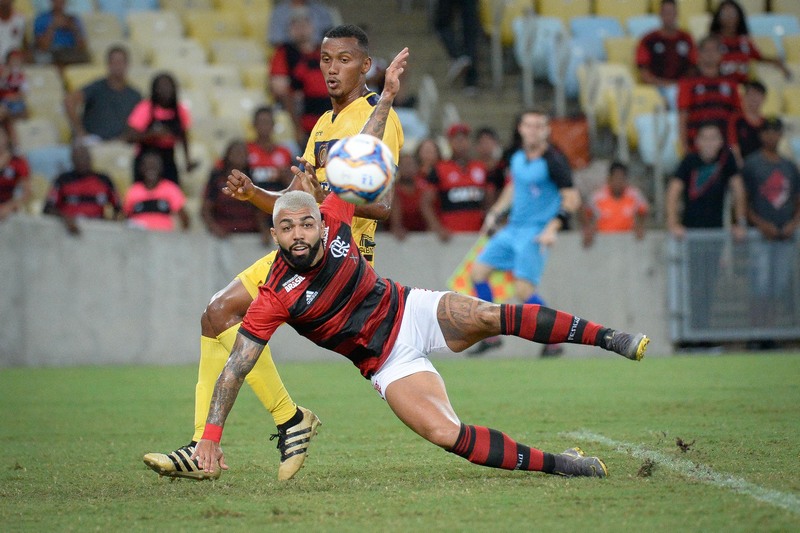 Gabigol marcou os dois gols do triunfo do Flamengo (Foto: Alexandre Vidal/Flamengo)
