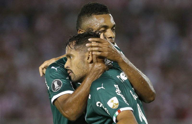 Gustavo Scarpa marcou um dos gols palmeirenses (Foto: Cesar Greco/Ag Palmeiras/Divulgação)