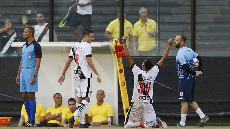 Marrony comemora gol na vitória do Vasco (Foto: Rafael Ribeiro/Vasco)