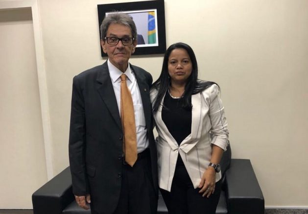 Roberto jefferson, presidente do PTB, nomeou Keilla Cristina da Silva para direção no AM (Foto: Divulgação)