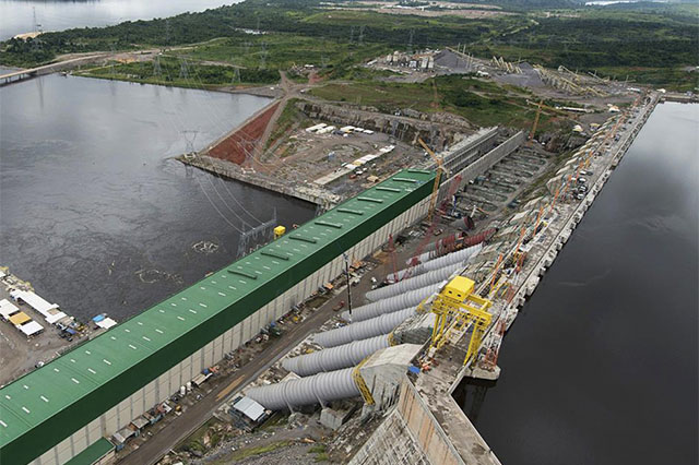 Usina de Belo Monte, no Rio Xingu