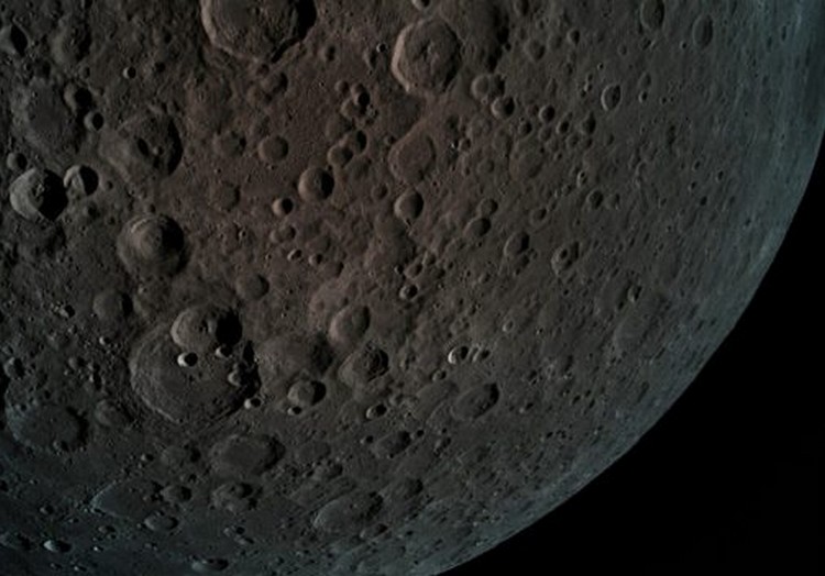 Nave israelense Beresheet faz foto da Lua (Foto: Beresheet)