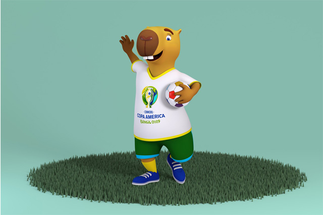 Votação no Twitter elegerá nome do mascote da Copa América (Foto: Conmebol/Divulgação)