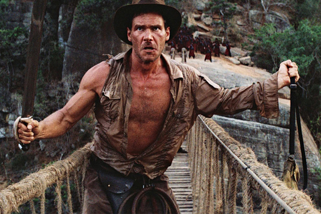 O ator Harinson Ford como Indiana Jones: aventureiro (Foto: Divulgação)