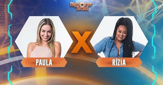 Paula e Rízia estão no paredão do Big Brother Brasil (Foto: GShow/Facebook)