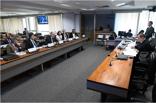 Davi Emerich (3º à esquerda) momento exige reflexão (Foto: Marcos Oliveira/Agência Senado)