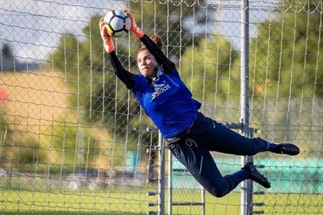 Natascha Honegger é a atual goleira da Seleção (Foto: Arquivo Pessoal)
