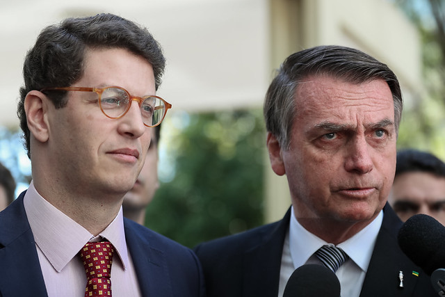Ricardo Salles e Jair Bolsonaro