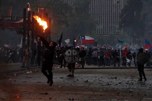 Protestos no Chile
