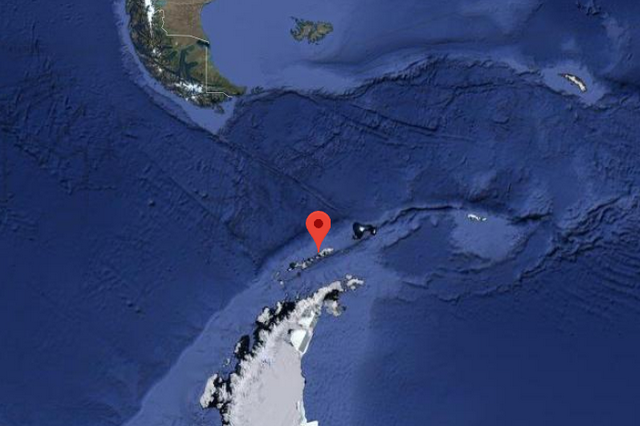Avião saiu de Punta Arenas, no sul do Chile, com destino à base aérea Presidente Eduardo Frei Montalva, na Antártida (Foto: Google Maps/Reprodução)