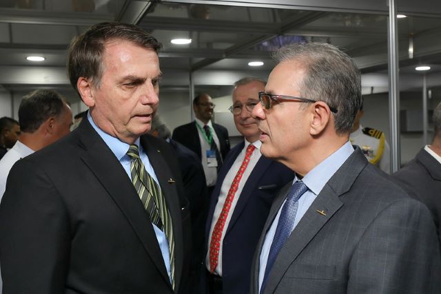 Jair Bolsonaro e Bento Albuquerque