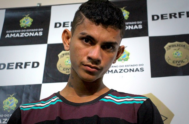 Eduardo Lopes foi preso em Manaus por tentativa de latrocínio (Foto: Divulgação)