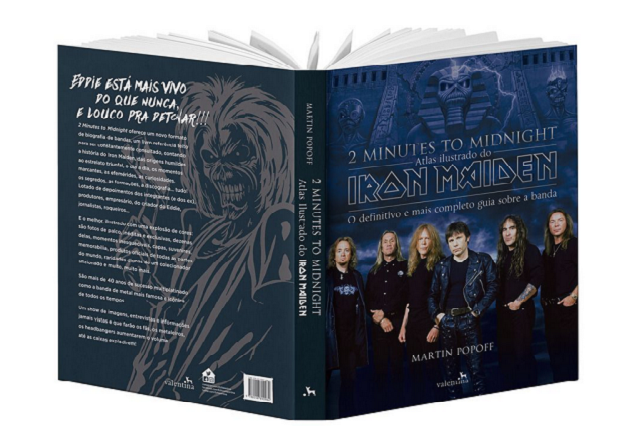 '2 Minutes to Midnight: Atlas Ilustrado do Iron Maiden' é definido como o mais completo guia sobre a banda (Foto: Divulgação)