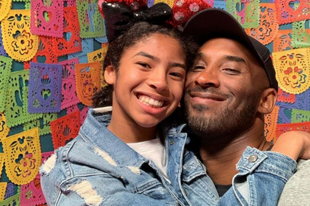 Gianna Bryant e o pai Kobe Bryant morreram em acidente de helicóptero (Foto: Instagram/Reprodução)