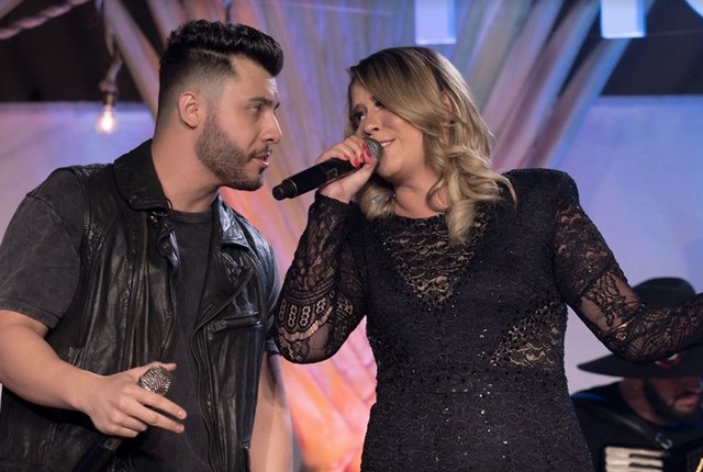 Murilo Huff e Marília Mendonça cantaram a música de autoria do casal (Foto: Facebook/Divulgação)
