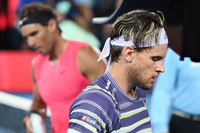 Rafael Nadal ficou fora da final do Austrália Open, após perder para Dominic Thiem por 3 a 1 (Foto: AusOpen/Twitter)