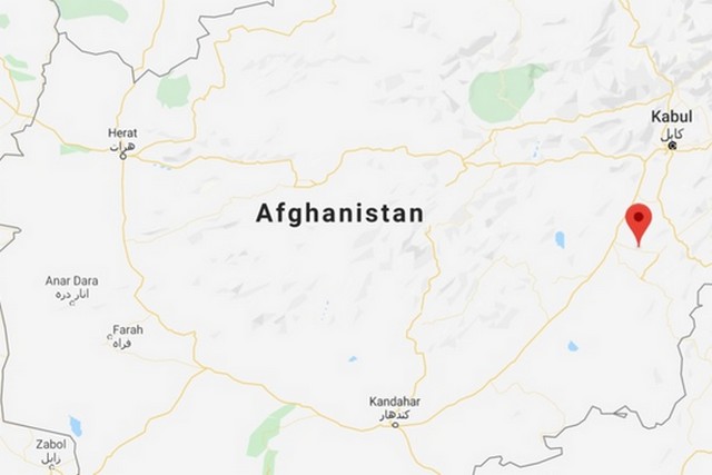 Avião militar americano foi derrubado nesta segunda na província de Ghazni, no Afeganistão (Foto: Google Maps/Reprodução)