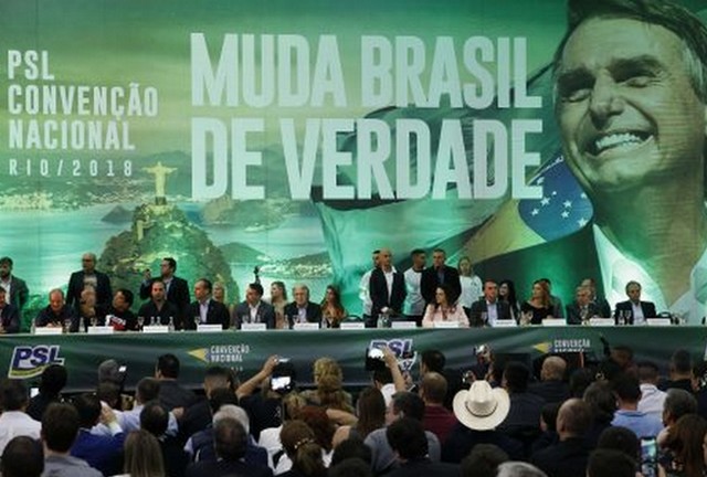 Após a eleição de Jair Bolsonaro, o PSL passou a ter direito à maior fatia do Fundo Partidário, que pulou de R$ 700 mil para R$ 9 milhões ao mês (Foto: Fernando Frazão/Agência Brasil)