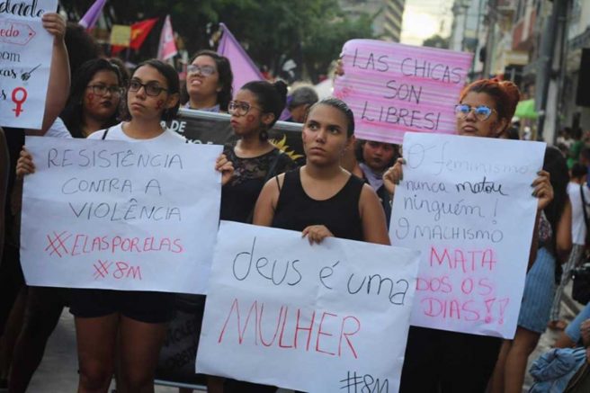 Em Manaus, mulheres organizam ato contra o feminicídio (Foto: 8M Manaus/Divulgação)