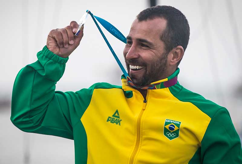 Bruno Fontes conquistou a medalha de bronze no Pan de Lima (Foto: Jonne Roriz/COB)