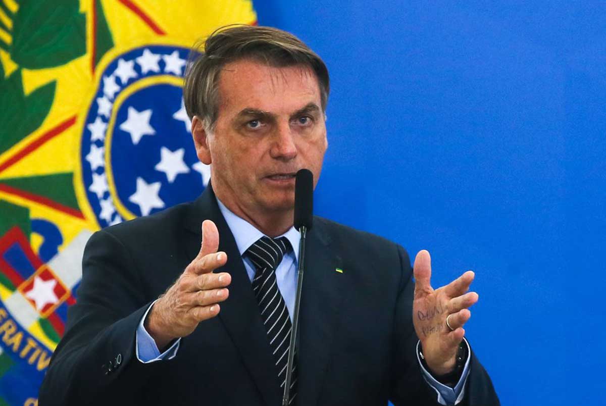 Jair Bolsonaro pediu a população que participe das manifestações (Foto: Atonio Cruz/Agência Brasil)
