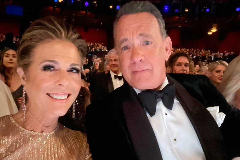 O casal Rita Wilson e Tom Hanks foram diagnosticados com coronavírus (Foto: Instagram/Reprodução)