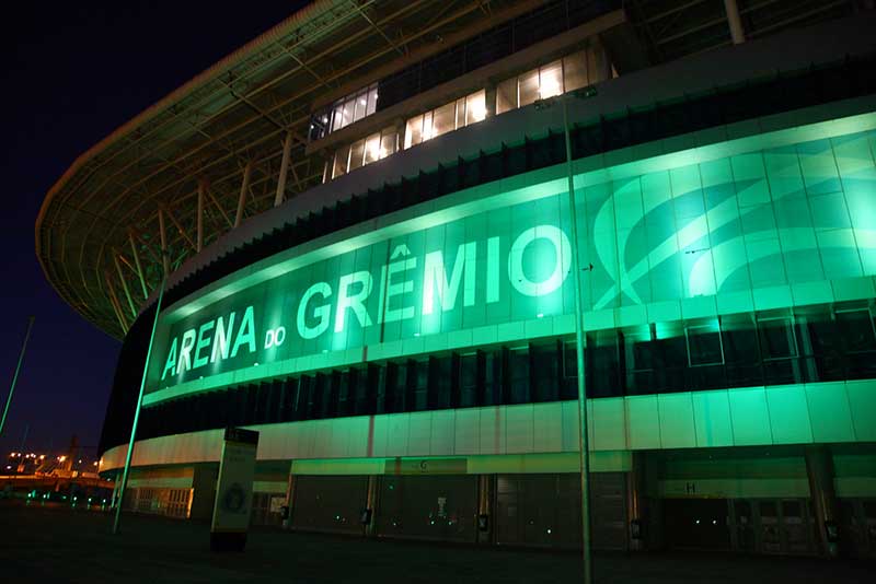 Neste ano, a Arena Grêmio recebeu apenas seis partidas (Foto: Fotos Públicas)