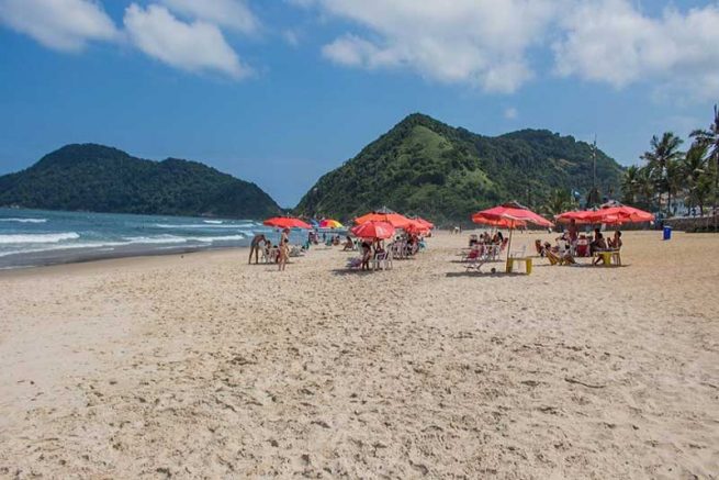 Guarujá registrou duas detenções: a de uma mulher e a de um homem (Foto: Rogério Cassimiro/Min. Turismo)