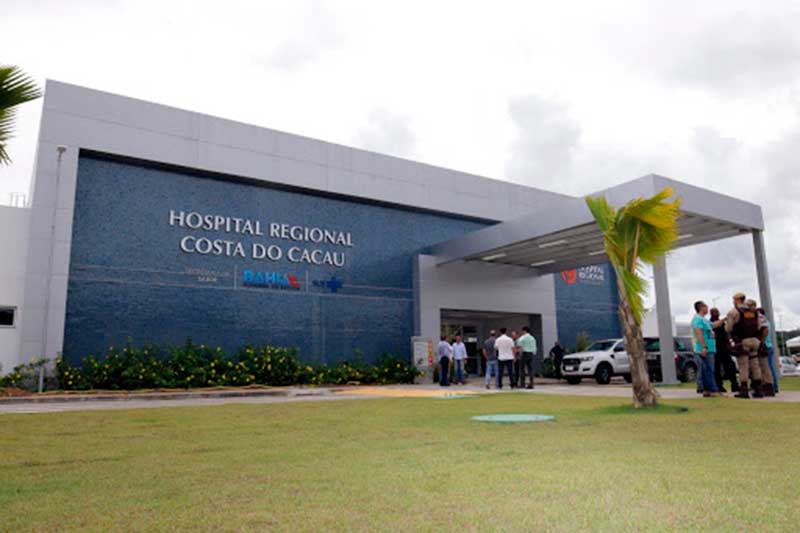 No Hospital Regional Costa do Cacau foram registrados 57 casos do coronavírus entre profissionais (Foto: Ascom/Divulgação)