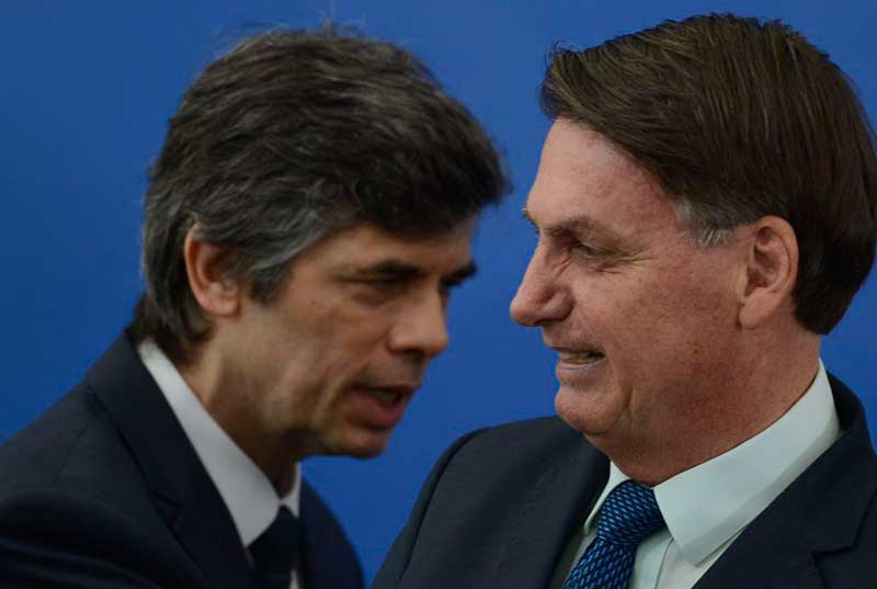 Jair Bolsonaro pediu a Nelson Teich que leve em conta a necessidade de preservar empregos (Foto: Marcello Casal JrAgência Brasil)