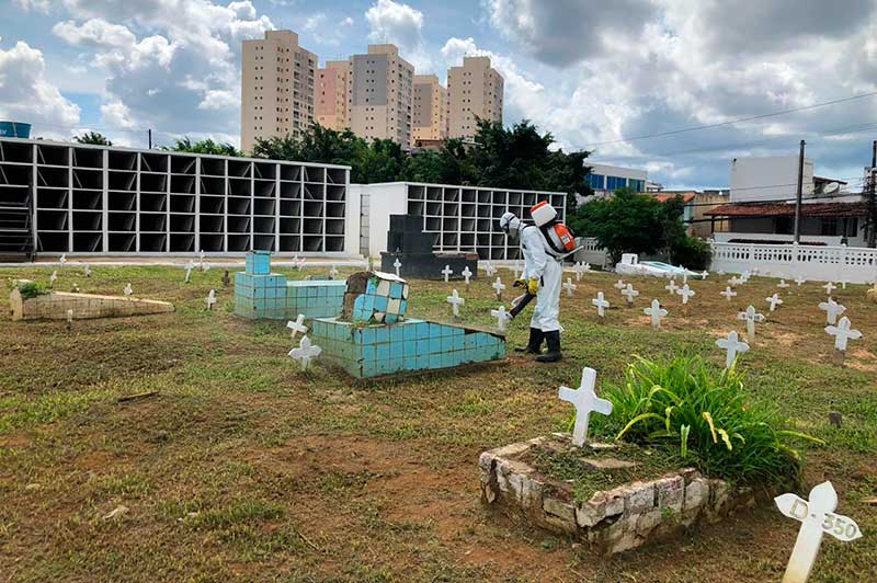 Brasil registrou na terça-feira, o que representa 6% da média diária de mortes contabilizadas em período anterior à pandemia da Covid-19 (Foto: Semop/FotosPublicas)