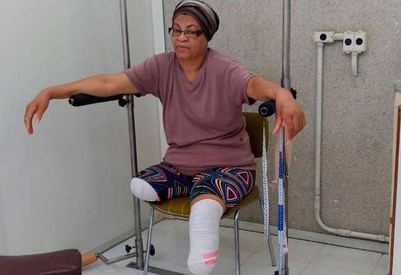 Dona Maria Suely agradeceu a Deus por não ter passado a doença para ninguém de casa (Foto: Arquivo Pessoal)