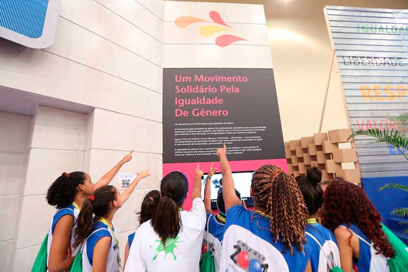 As participantes do projeto 'Empoderamento de Meninas' têm entre 12 e 18 anos (Foto: Saulo Cruz/Exemplus/COB)