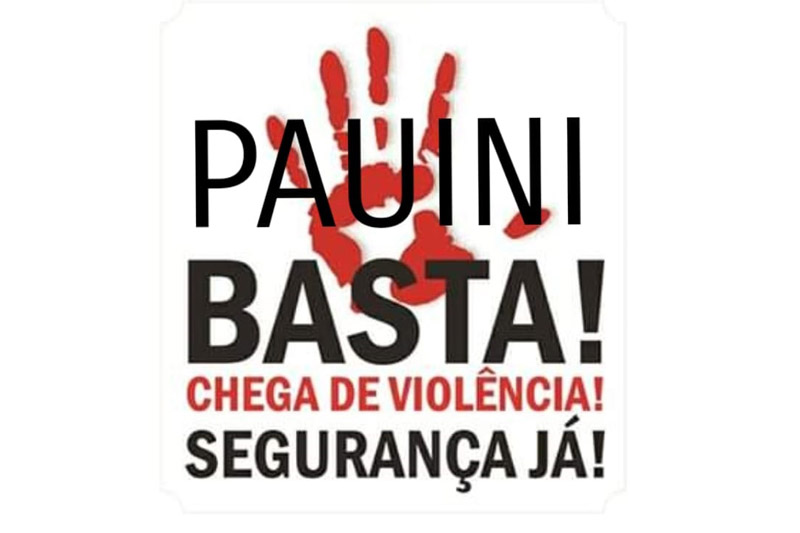 pauini campanha contra a violencia
