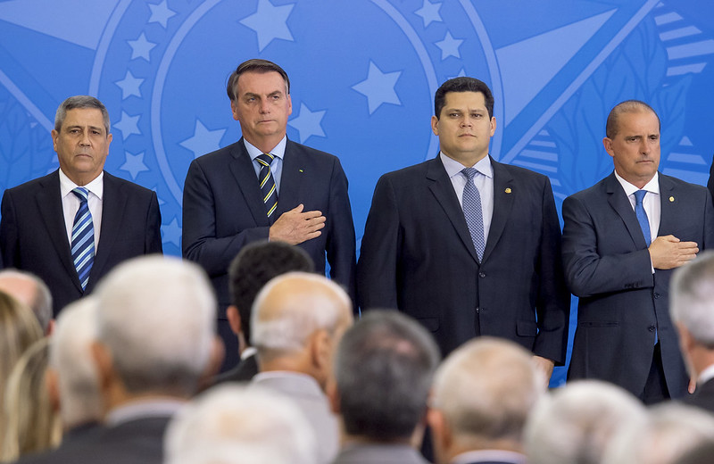 Bolsonaro e Davi Alcolumbre