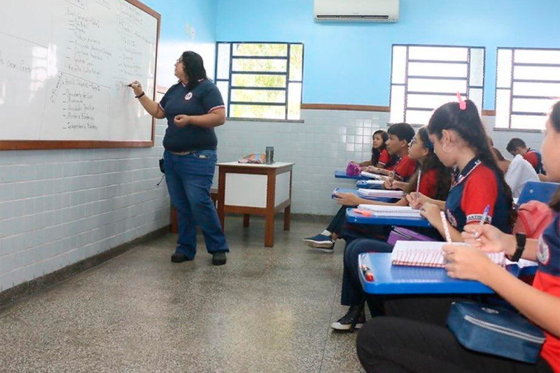 sala de aula rede estadual