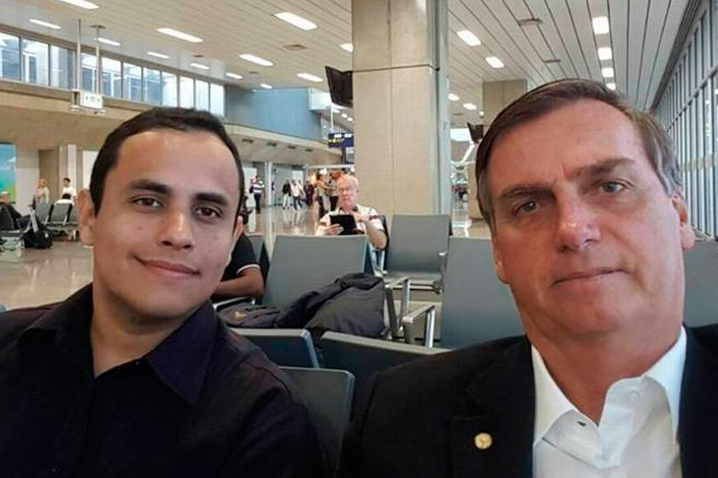 Tércio Thomaz e Jair Bolsonaro