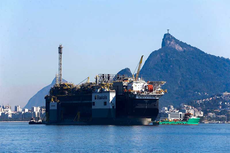 Navio petroleiro da Petrobras pré-sal Foto Tânia Rêgo-ABr