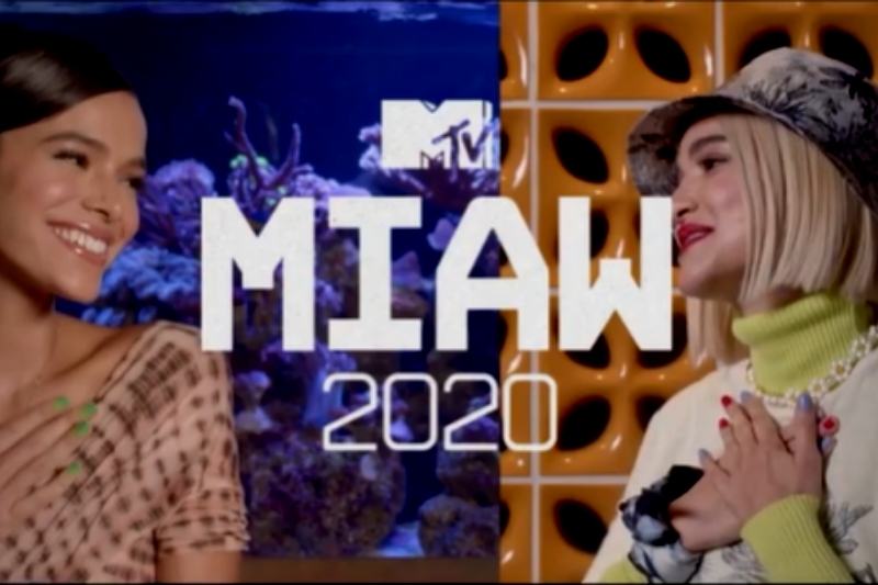 Marquezine e Manu Gavassi vão apresentar o MTV Miaw deste ano (Foto: Reprodução/Instagram/@brunamarquezine)