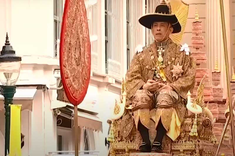 Maha Vajiralongkorn rei da Tailândia - Foto YouTube-Reprodução
