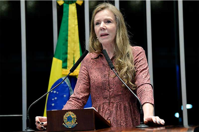 Ex-senadora Vanessa Grazziotin ganhou indenização na Justiça (Foto: Pedro França/Agência Senado)