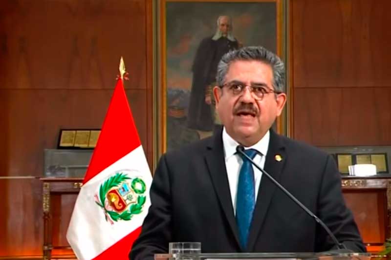 Manuel Merino de Lama renunciou após dez dias (Foto: YouTube/Reprodução)