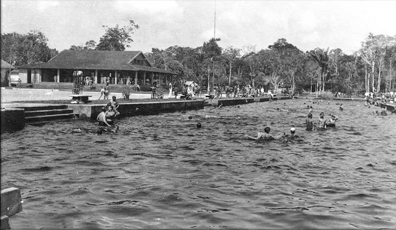 Balneário do Parque 10 era principal área de lazer em Manaus nos anos 1960 (Foto: Serafim Corrêa/Acervo)