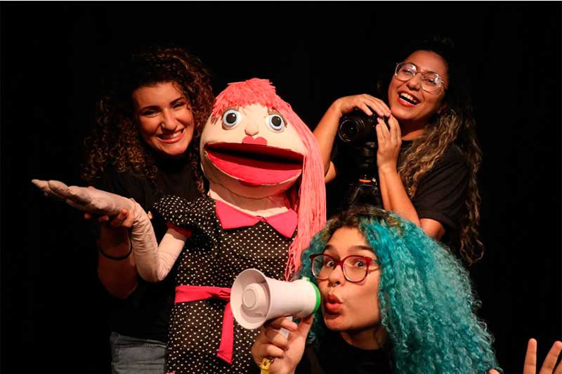 Rafaela Margarido, Davilla Holanda e Ananda Guimarães comandam o Festim (Foto: Divulgação)