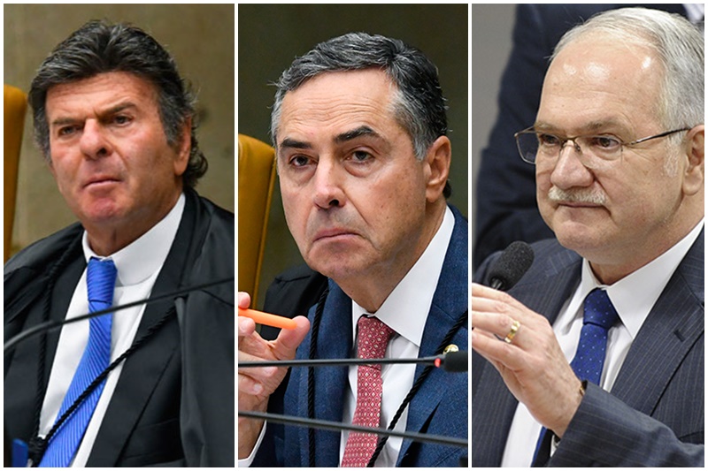 Luiz Fux, Roberto Barroso e Edson Fachin terão votos decisivos (Fotos: Marcos Oliveira/Ag. Senado e Carlos Moura/STF)