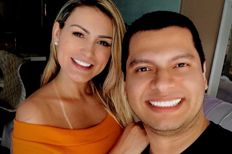 Andressa Urach oficializou os votos com Thiago Lopes em pousada de luxo (Foto: Reprodução/Instagram/@andressaurachoficial)