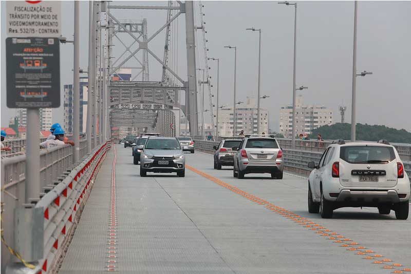 Ponte Hercílio Luz: circulação na madrugada será restrita (Foto: Julio Cavalheiro/Secom)