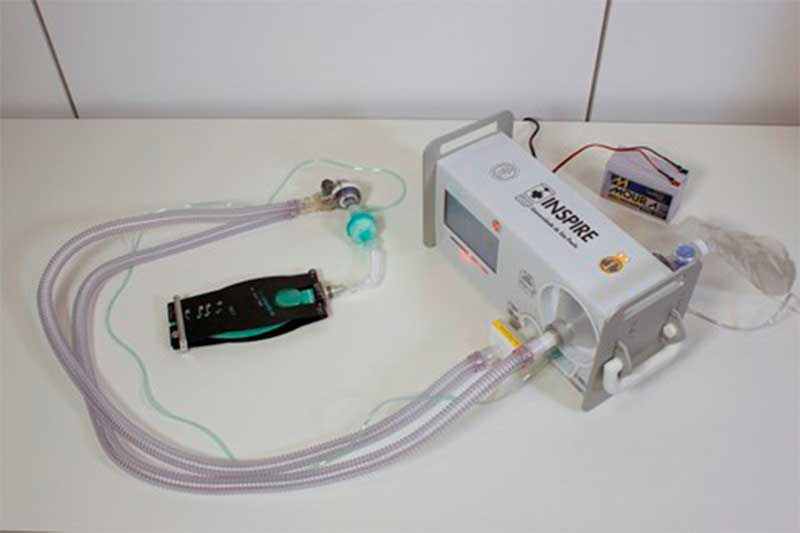 Respirador pulomonar foi desenvolvido pela USP (Foto: USP/Divulgação)