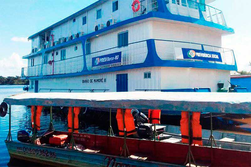 Barcos do INSS voltam a navegar oferecendo serviços a ribeirinhos (Foto: Governo federal/Divulgação)