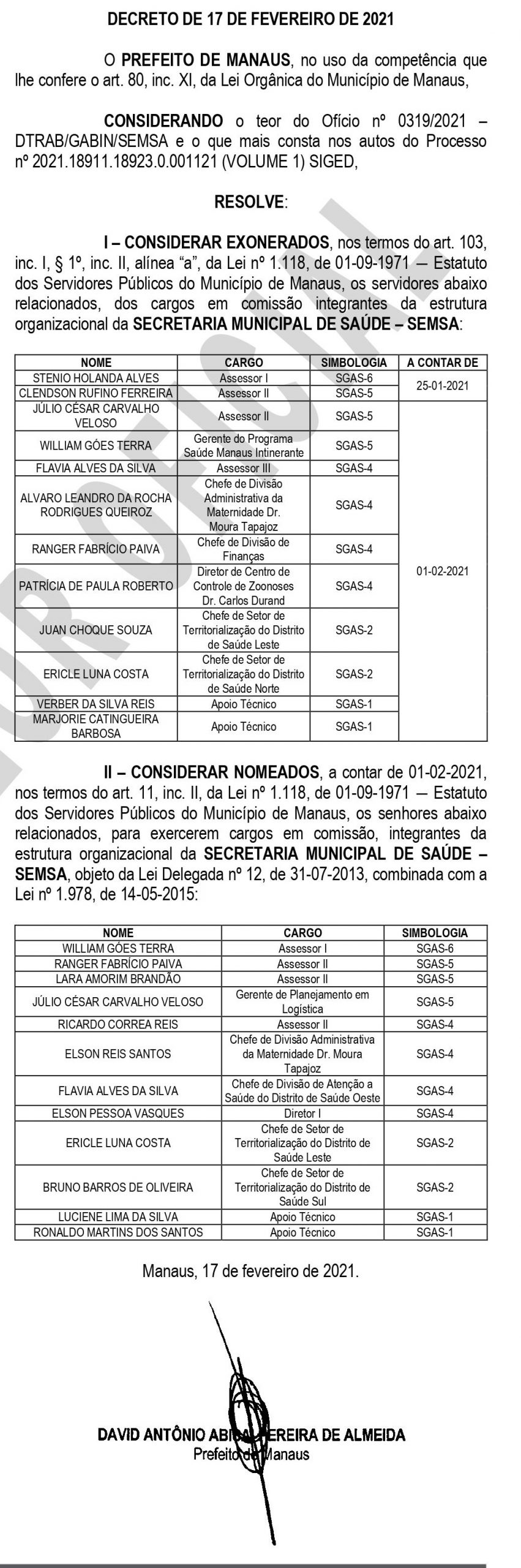 exoneracao